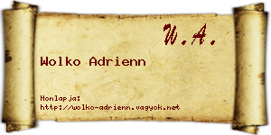Wolko Adrienn névjegykártya
